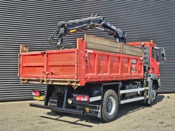 TGM 18.250 / 4X4 / EEV / HIAB CRANE + TIPPER / SPRING
